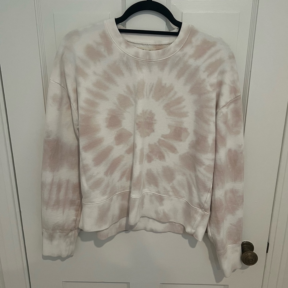 Tie Dye light pink Madewell sweatshirt